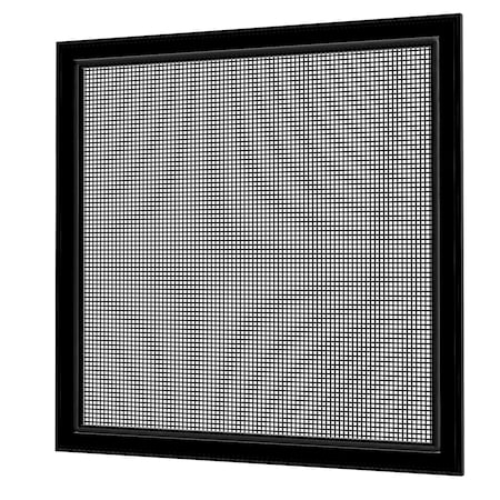 Ritescreen 31.5 in W x 29.3125 in H Full screen Window Screen, FS2, Charcoal fiberglass Mesh, Black FS2-L48-MSFG-L00-H29.3125-W31.5
